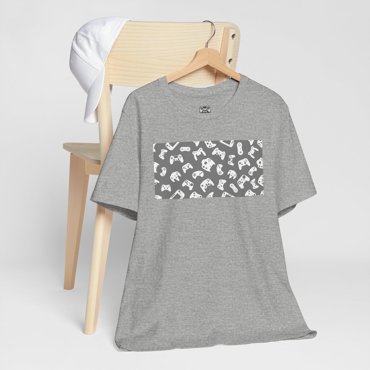 Greige Bomber Graphic Tee