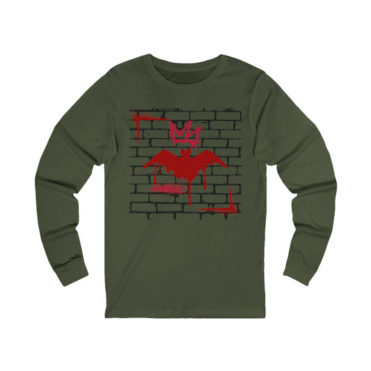 Street Bat Long Sleeve Graphic Tee