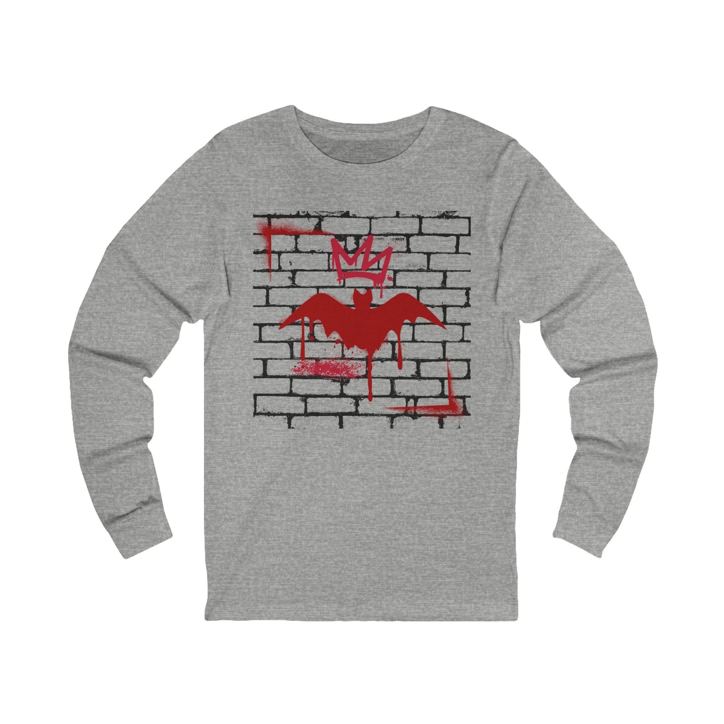 Street Bat Long Sleeve Graphic Tee