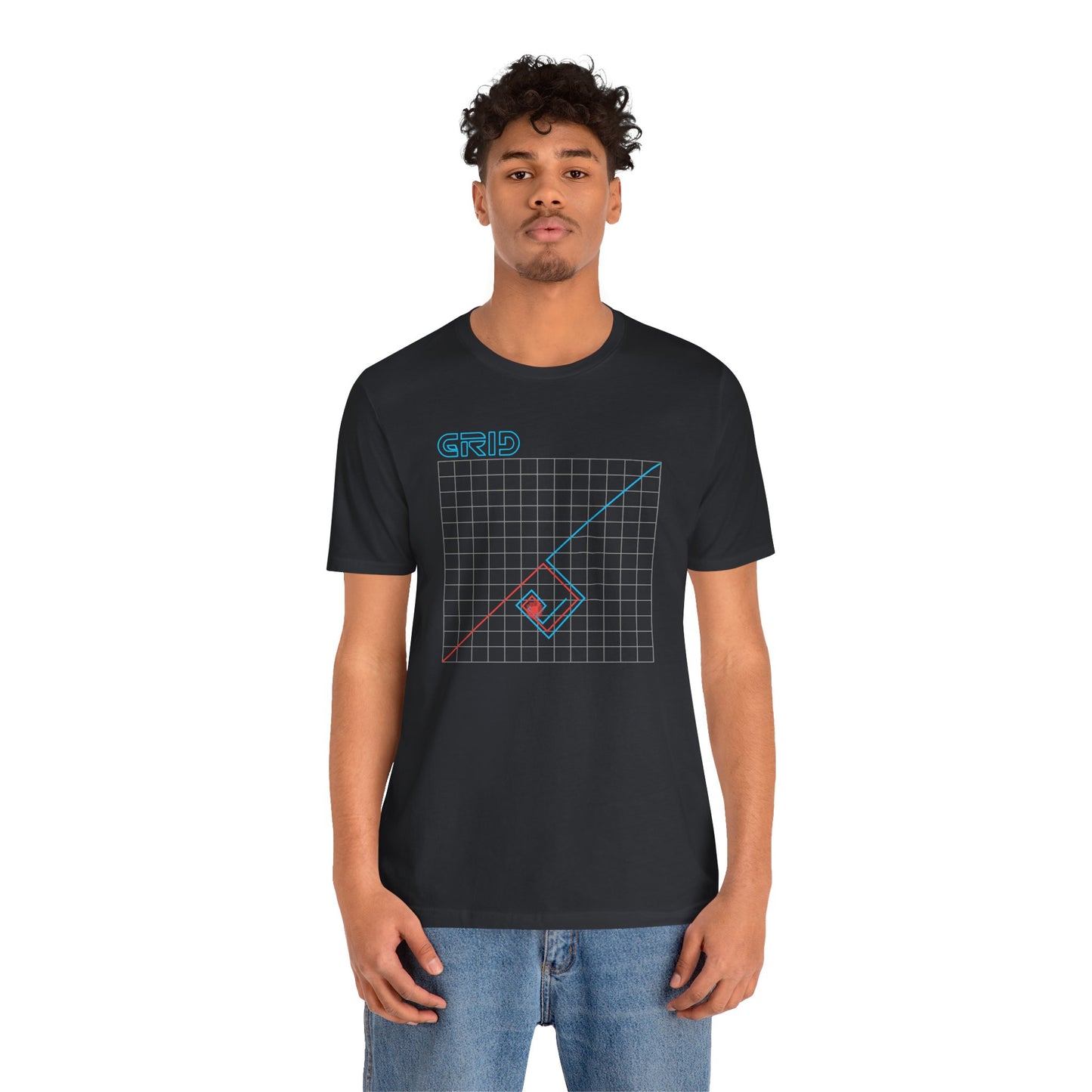 Retro Grid Graphic Tee