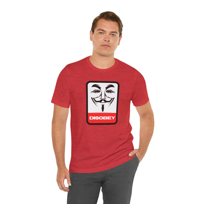 Disobey Guy Fawkes Graphic Tee
