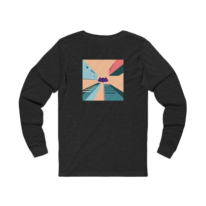Retro Bat Long Sleeve Graphic Tee
