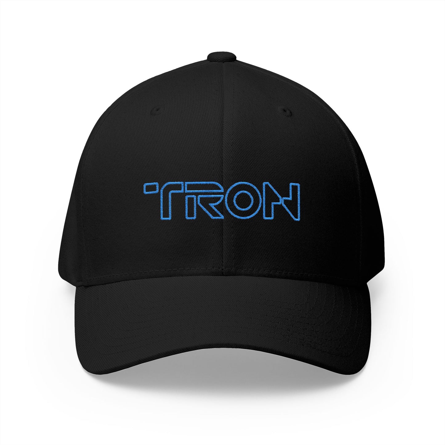 TRON Retro Neon Embroidered Fitted Cap