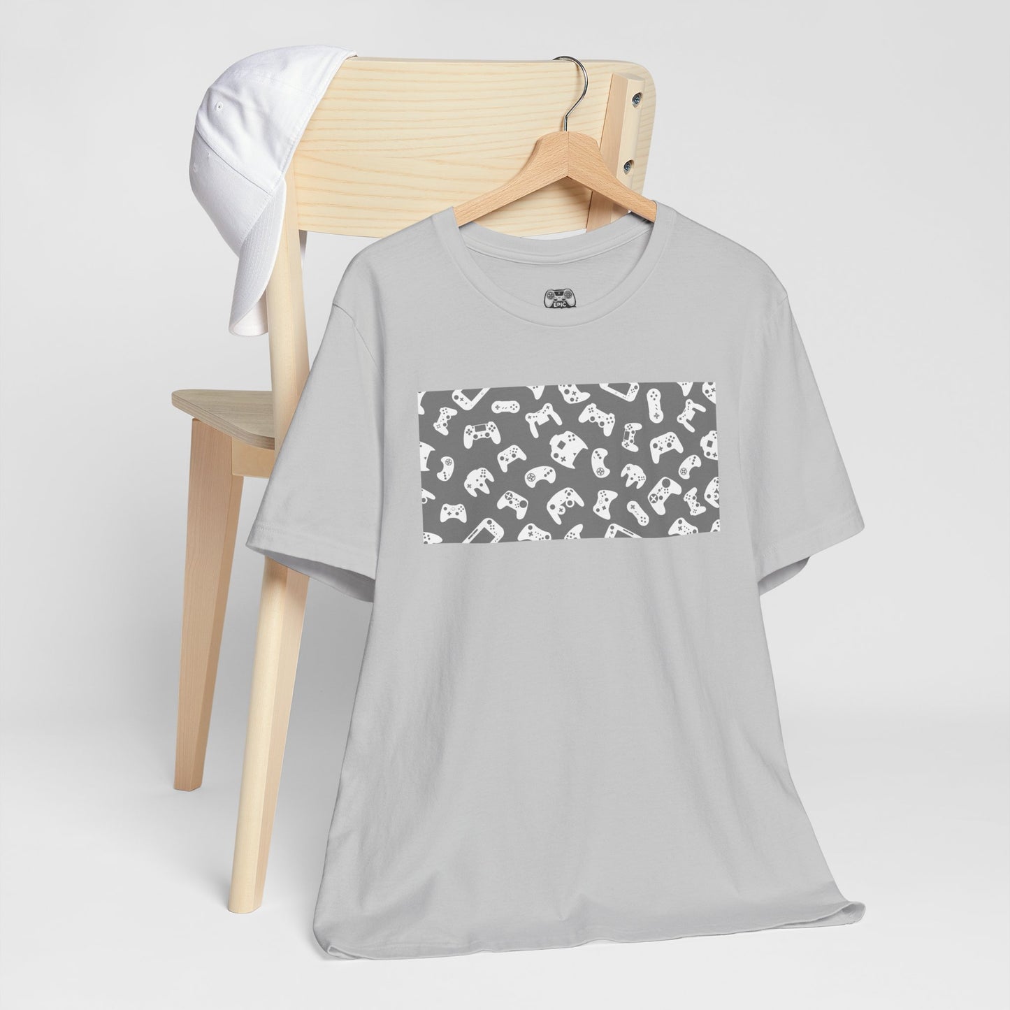 Greige Bomber Graphic Tee