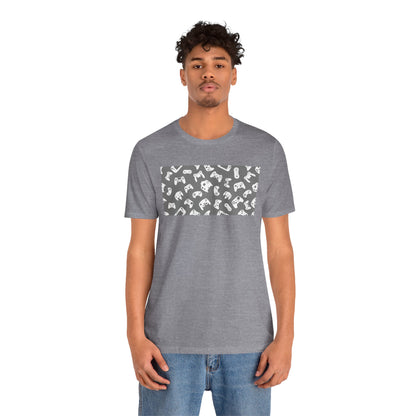 Greige Bomber Graphic Tee