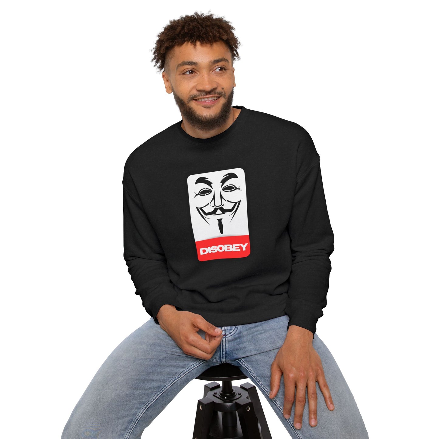 Disobey Guy Fawkes Graphic Sweatshirt