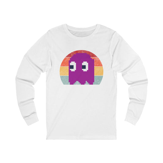 Retro Boo Graphic Long Sleeve Tee
