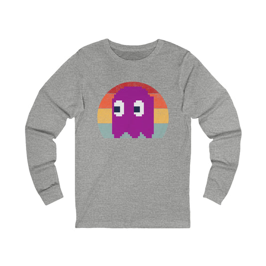 Retro Boo Graphic Long Sleeve Tee