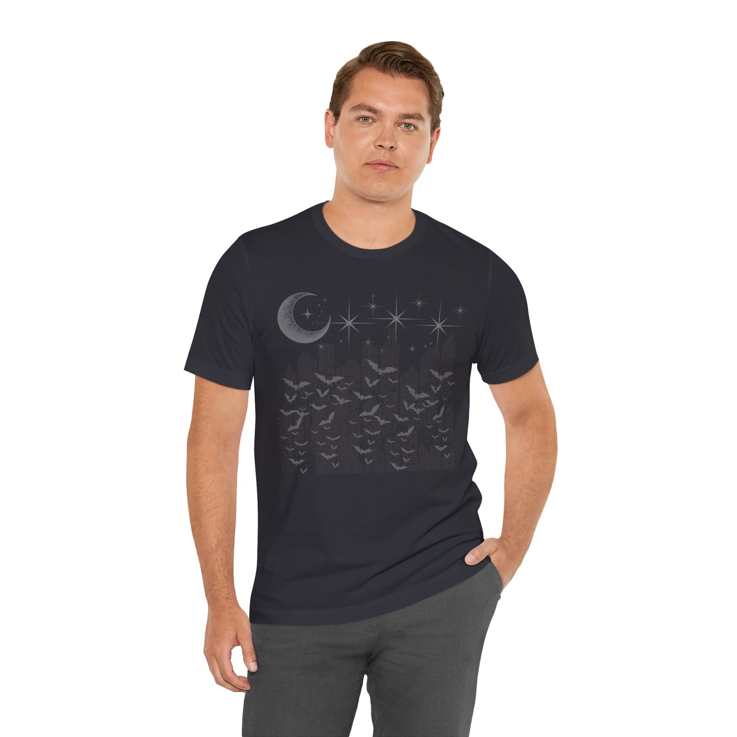 Bat Filled Sky Graphic Tee