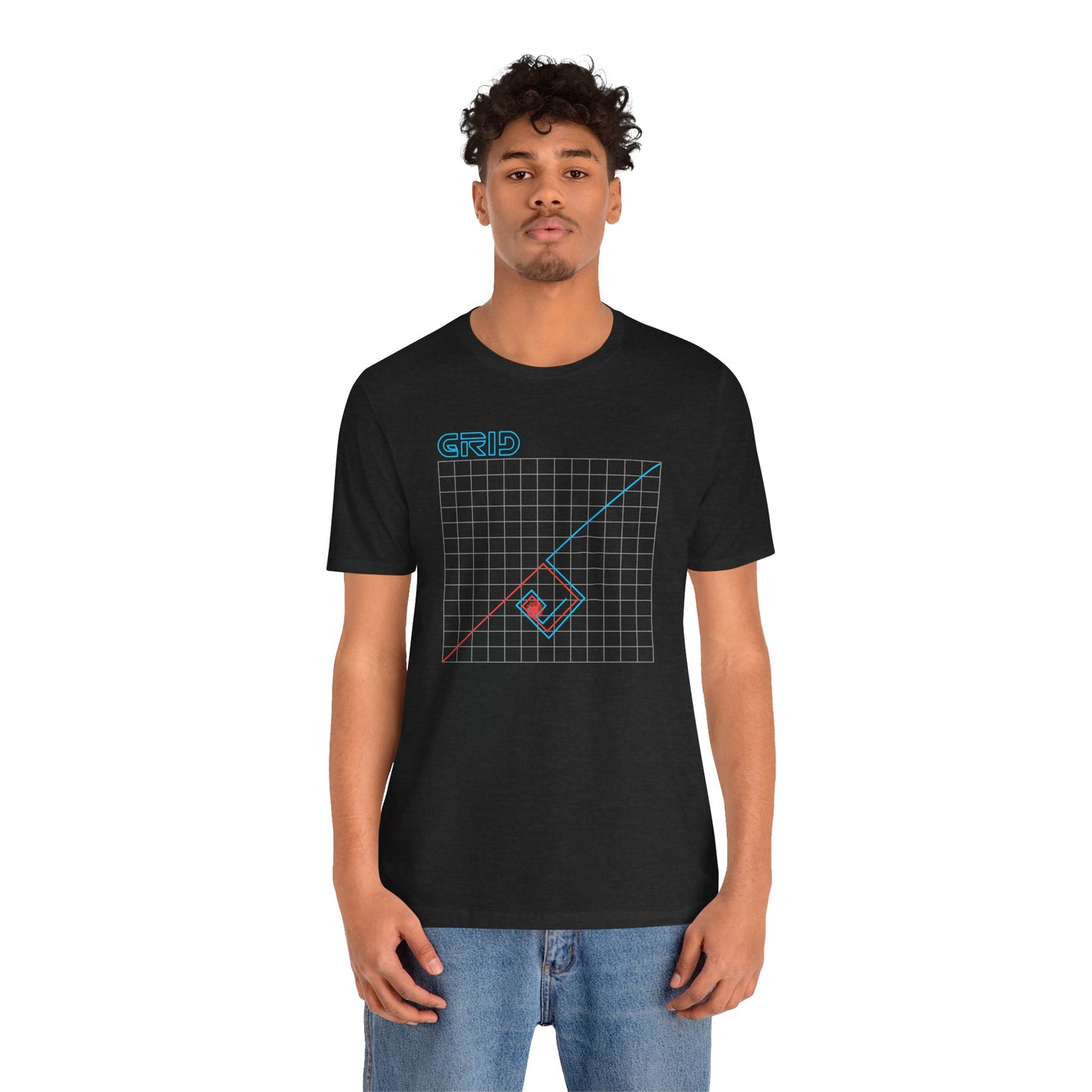 Retro Grid Graphic Tee