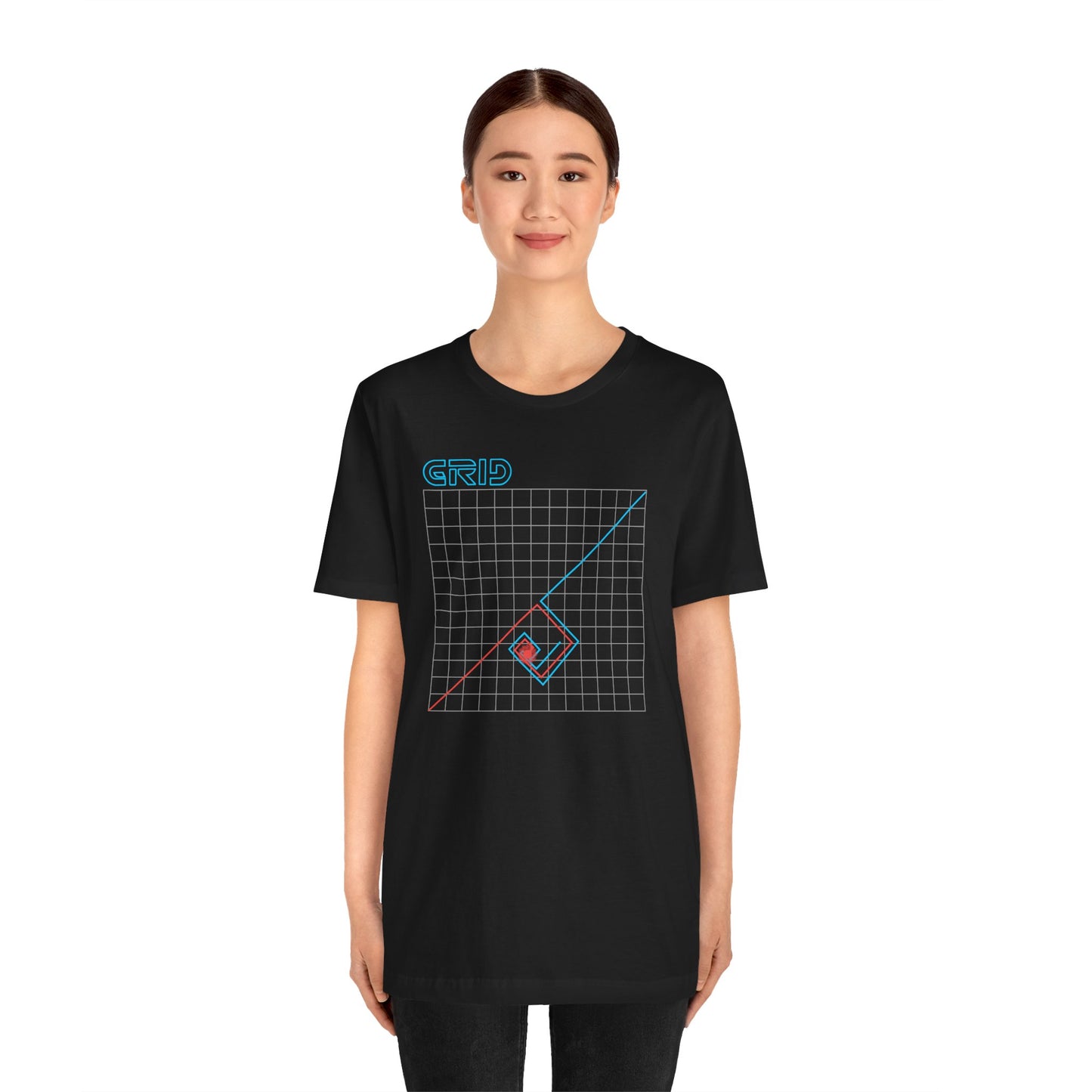 Retro Grid Graphic Tee