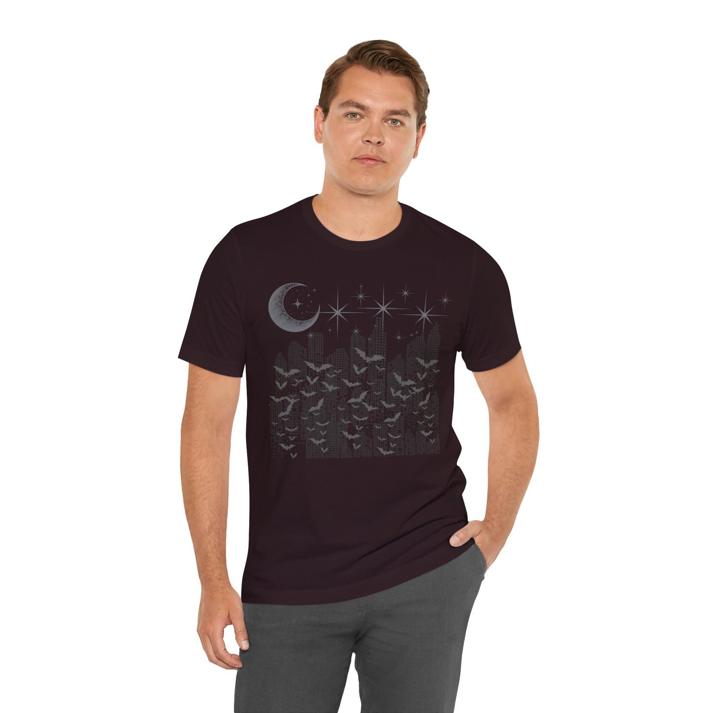 Bat Filled Sky Graphic Tee