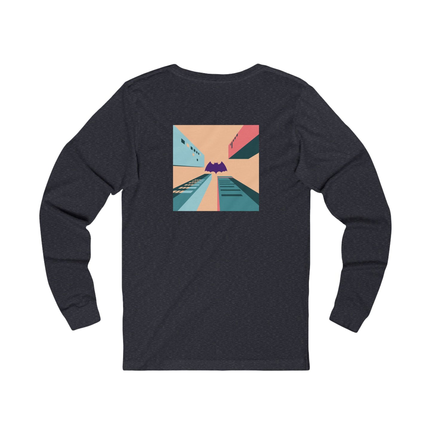 Retro Bat Long Sleeve Graphic Tee