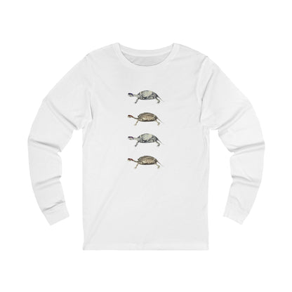 Turtle Anatomy Long Sleeve Graphic Tee