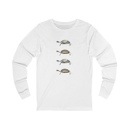 Turtle Anatomy Long Sleeve Graphic Tee