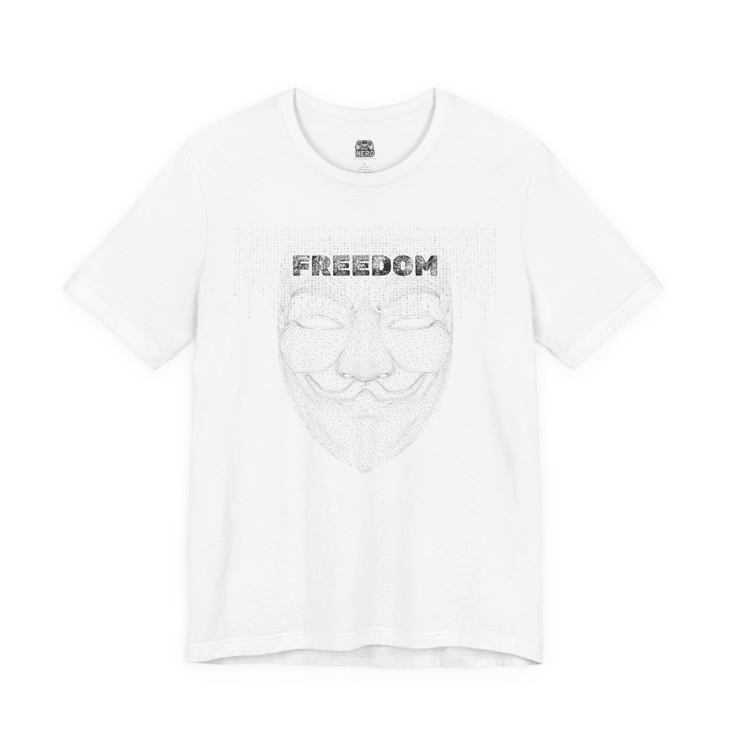 Hacker Fawkes Short Sleeve Graphic Tee