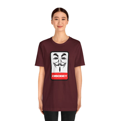 Disobey Guy Fawkes Graphic Tee