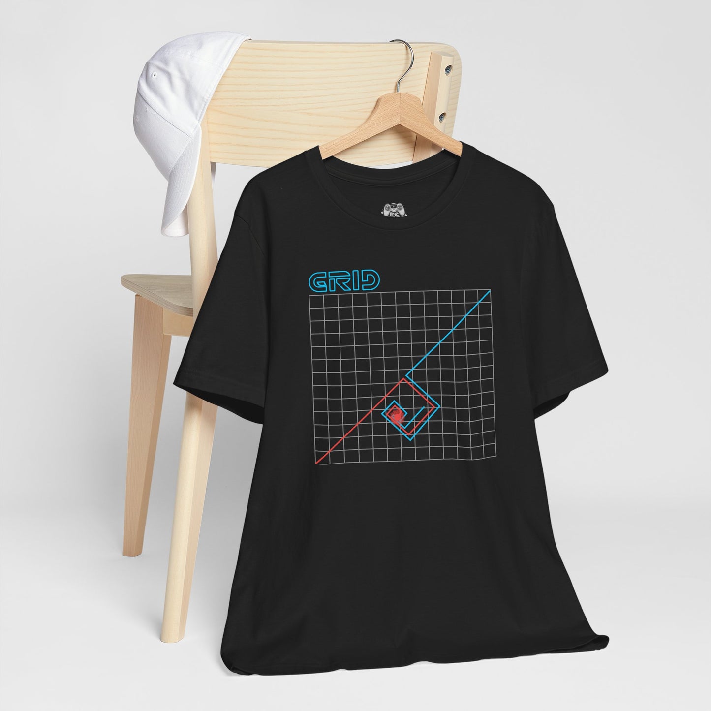 Retro Grid Graphic Tee