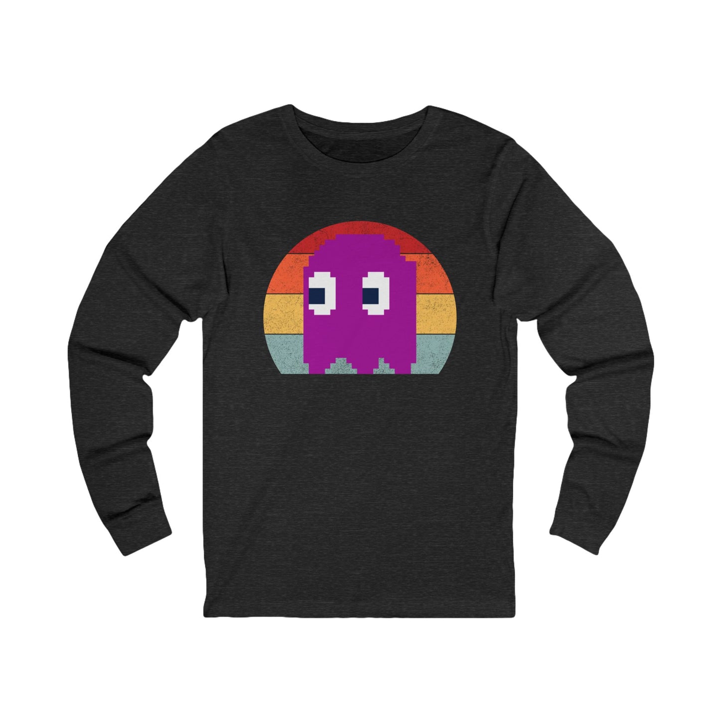 Retro Boo Graphic Long Sleeve Tee