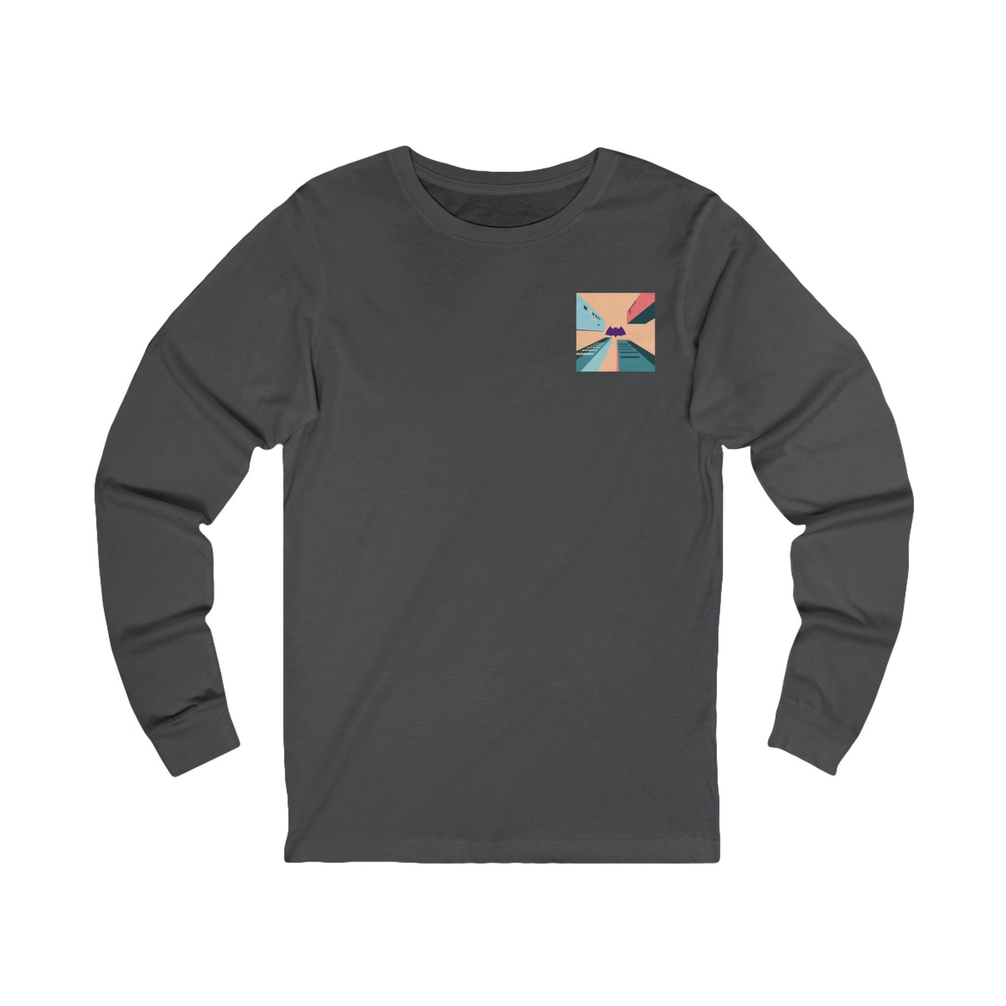 Retro Bat Long Sleeve Graphic Tee