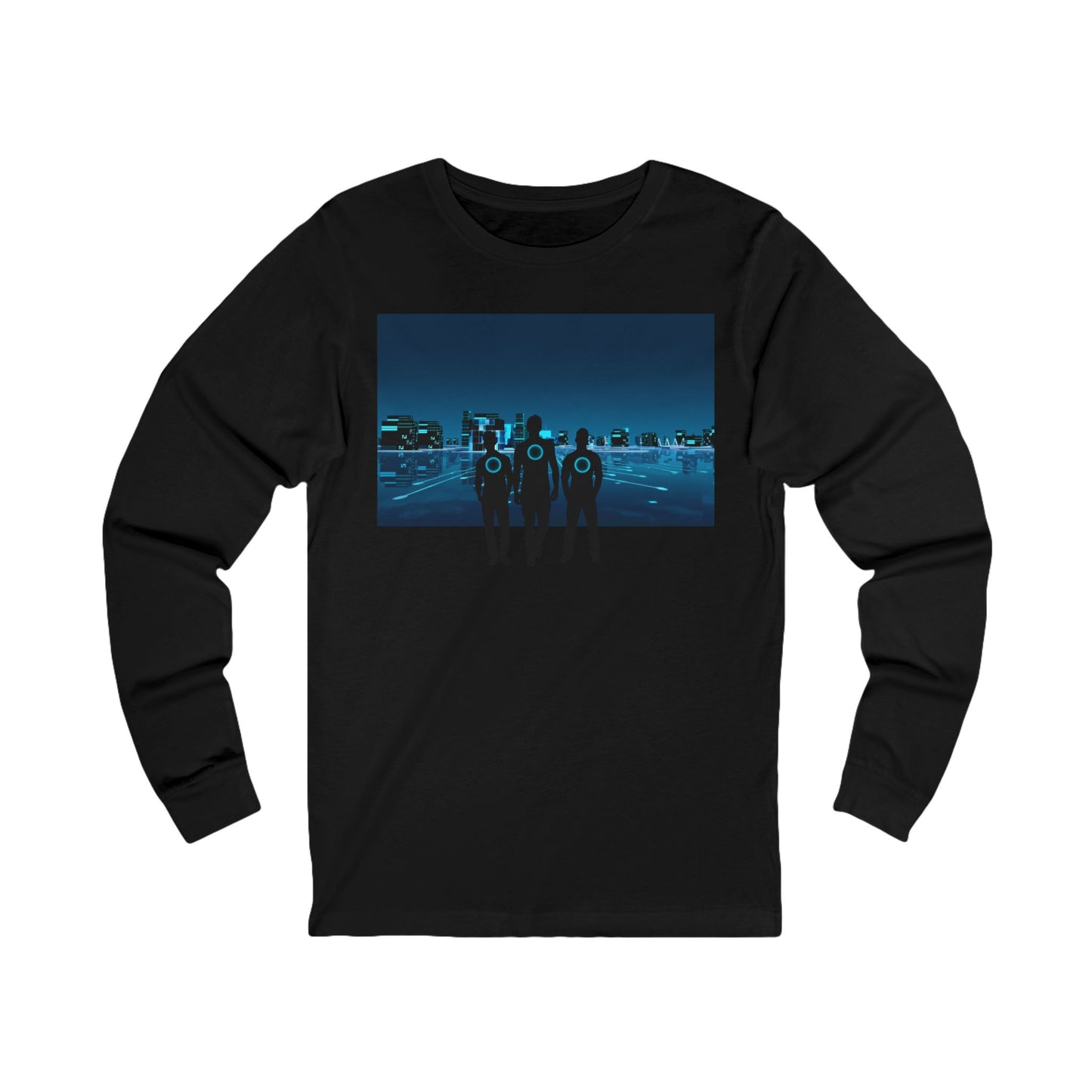A New Grid Long Sleeve Graphic Tee
