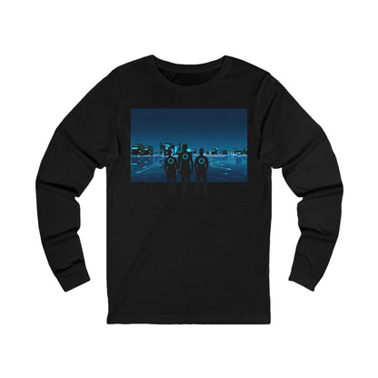 A New Grid Long Sleeve Graphic Tee
