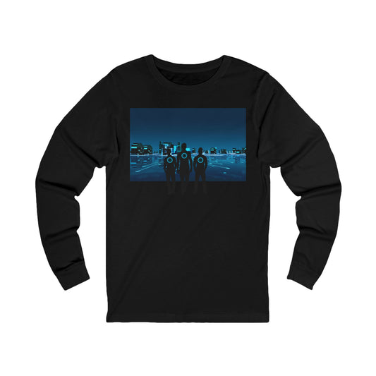 A New Grid Long Sleeve Graphic Tee