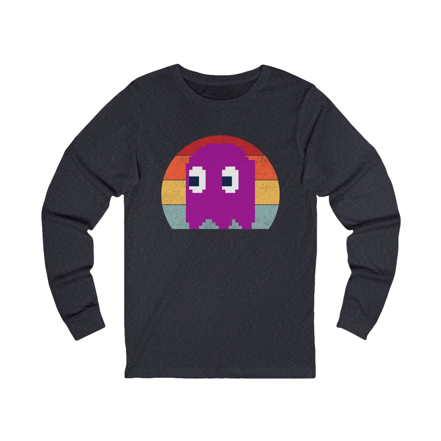 Retro Boo Graphic Long Sleeve Tee