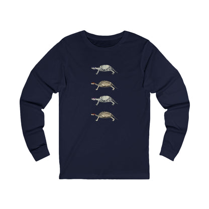 Turtle Anatomy Long Sleeve Graphic Tee