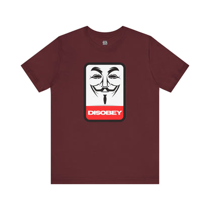 Disobey Guy Fawkes Graphic Tee