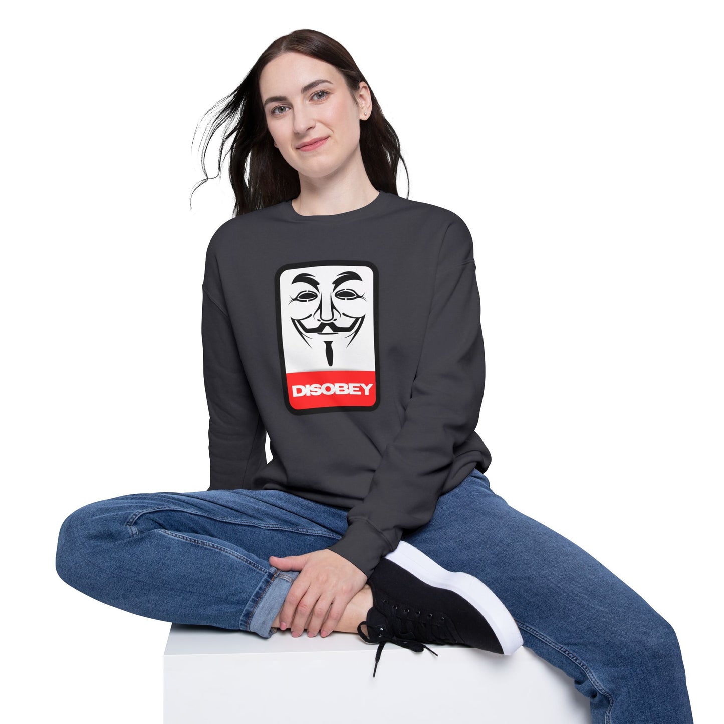 Disobey Guy Fawkes Graphic Sweatshirt